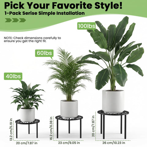 TOSKING multiuse stand can act as plant riser or kitchen accessory base.