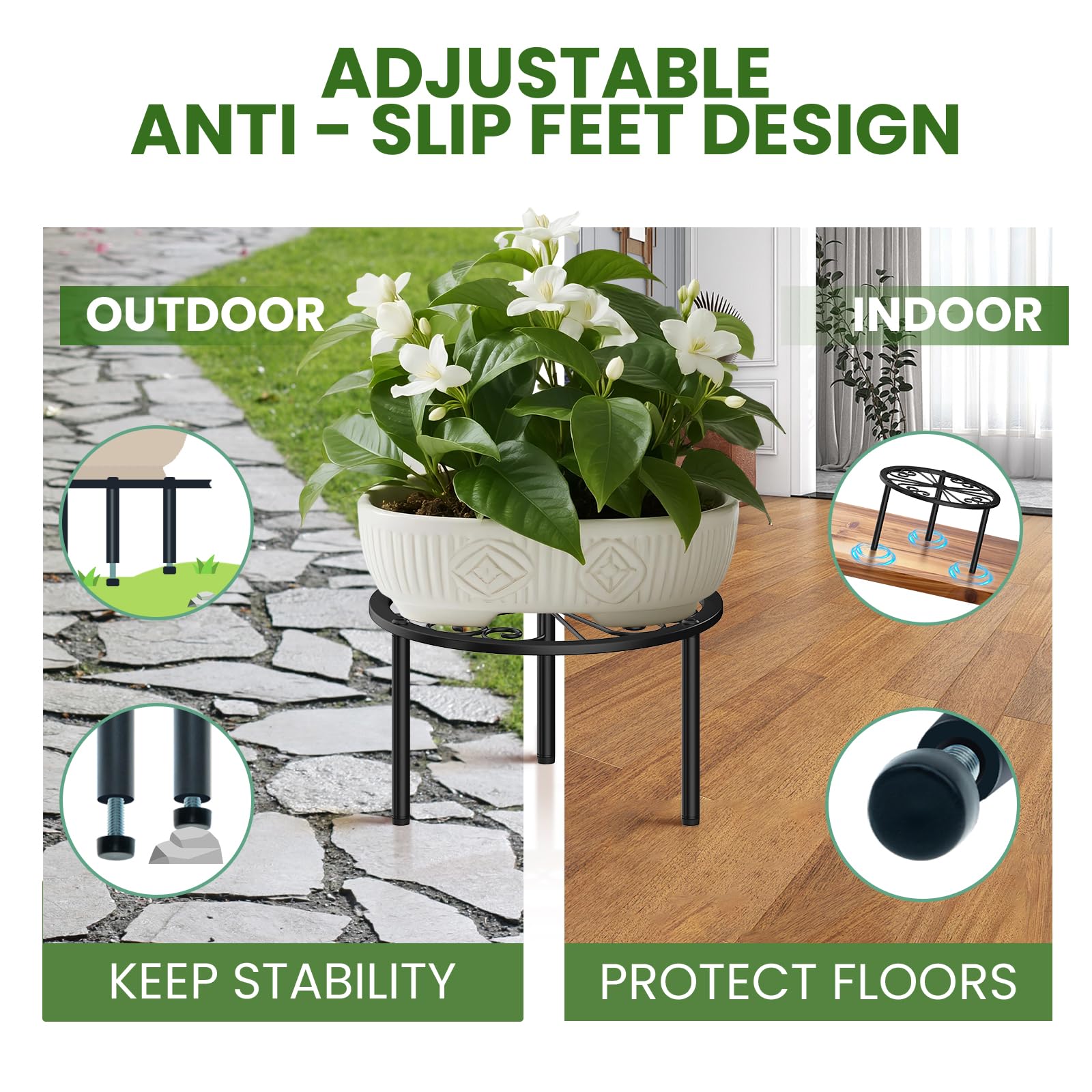 TOSKING outdoor balcony setup demonstrates durable support in changing weather.