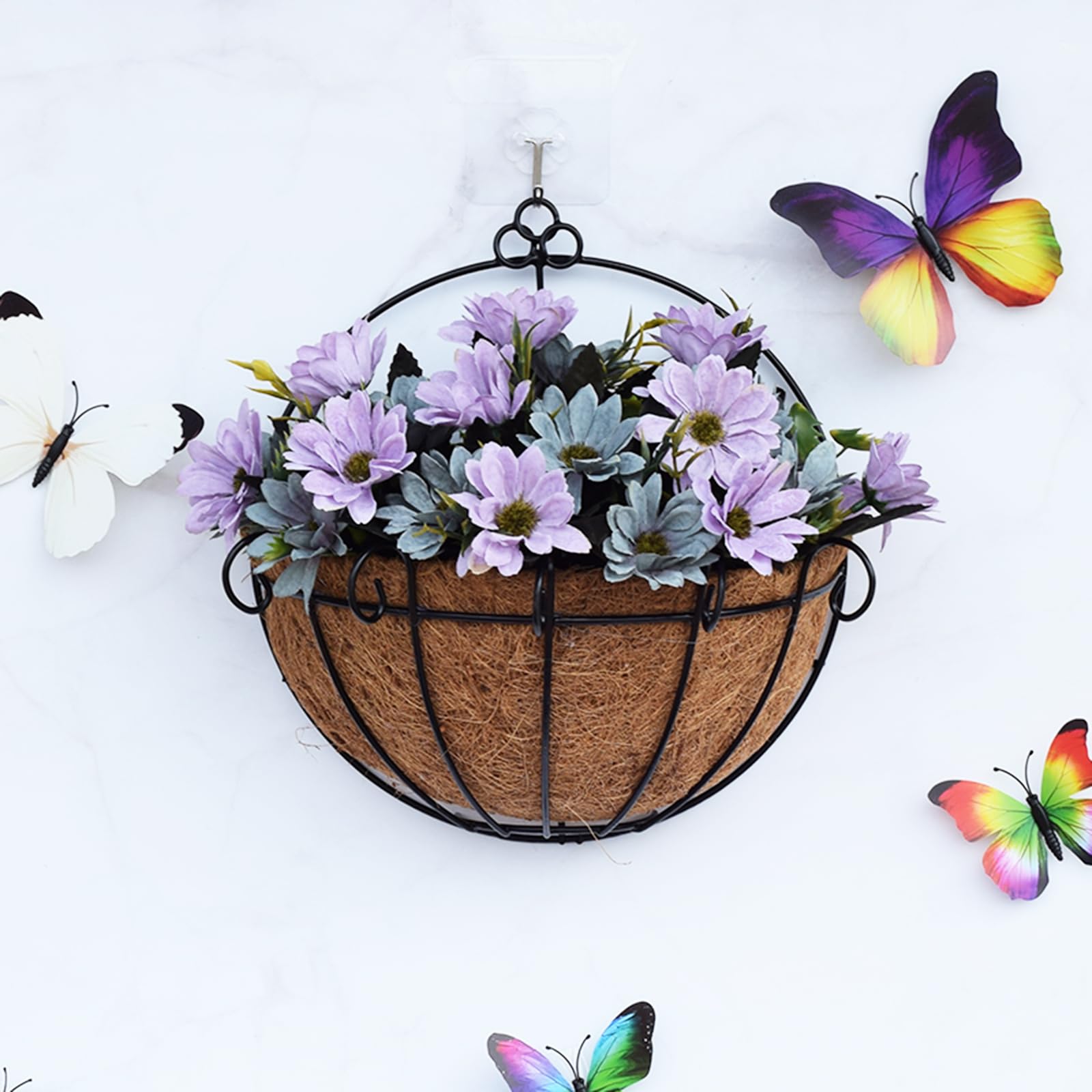 Tosnail wall planters add rustic style to porch or balcony.