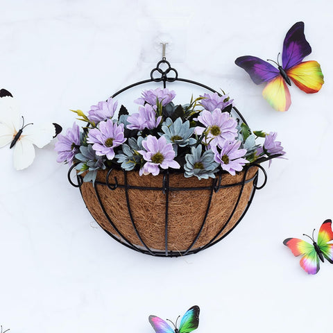 Tosnail wall planters add rustic style to porch or balcony.