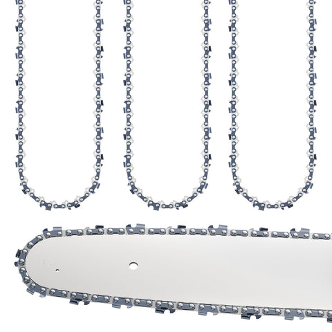 TOSRWGLL 16-inch replacement chain fits Makita for precise cutting.