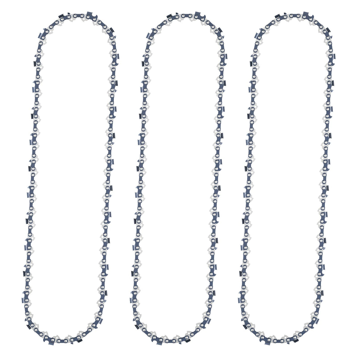 TOSRWGLL 14-inch chain for EGO CS1400 with sharp teeth for clean cuts.