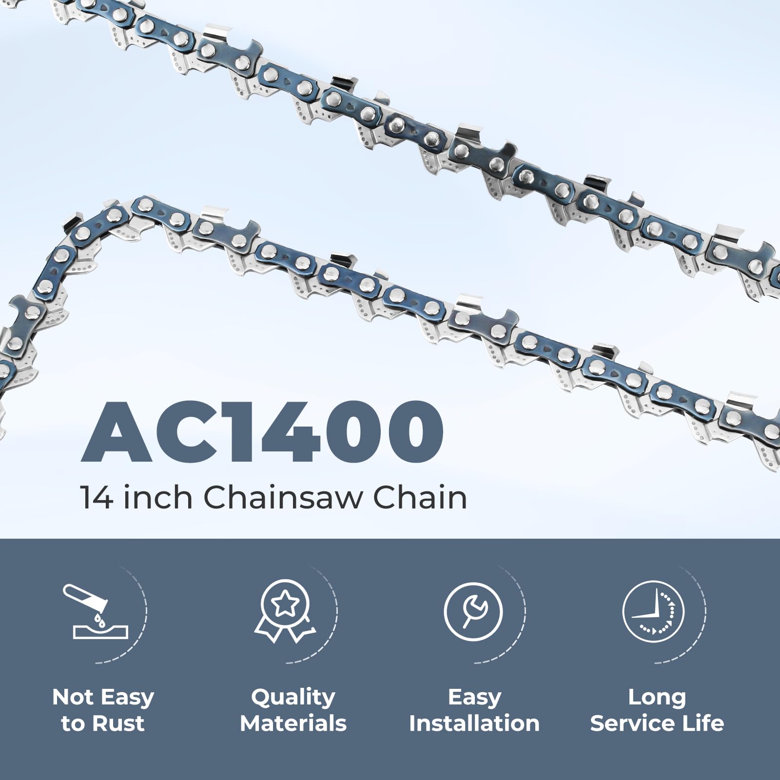 TOSRWGLL three-pack replacement chain set for ongoing projects.
