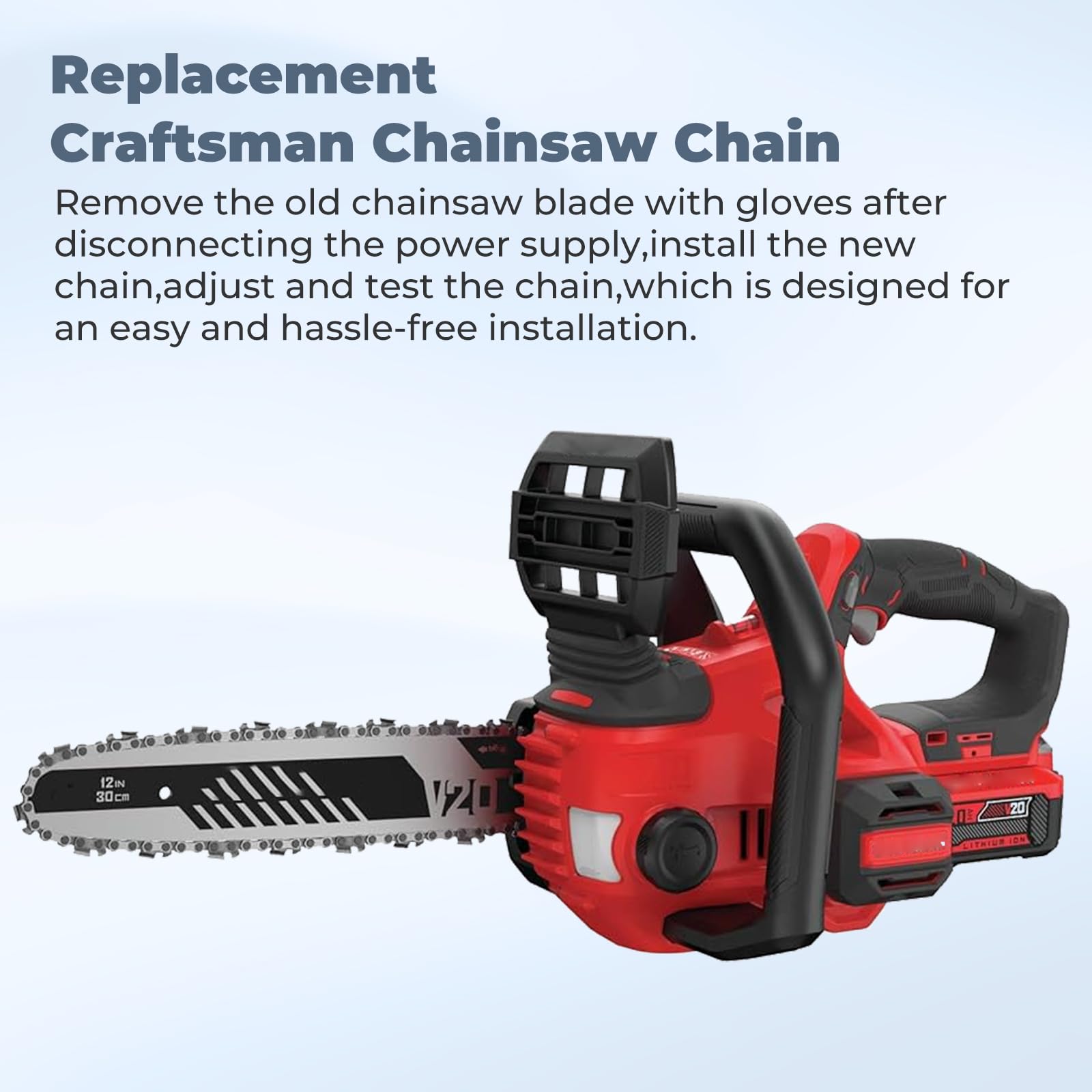 TOSRWGLL 3-pack drive-link chain for durable, ready-to-use replacement.