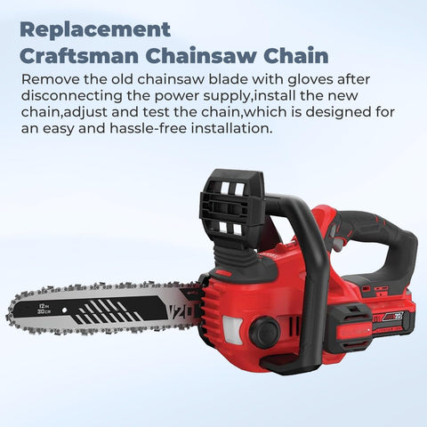 TOSRWGLL 3-pack drive-link chain for durable, ready-to-use replacement.