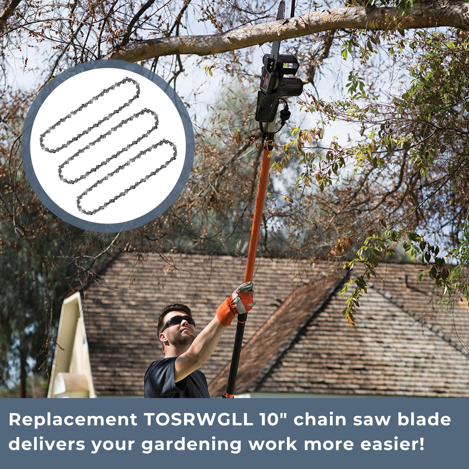 TOSRWGLL easy-installation chain replacement for safe setup