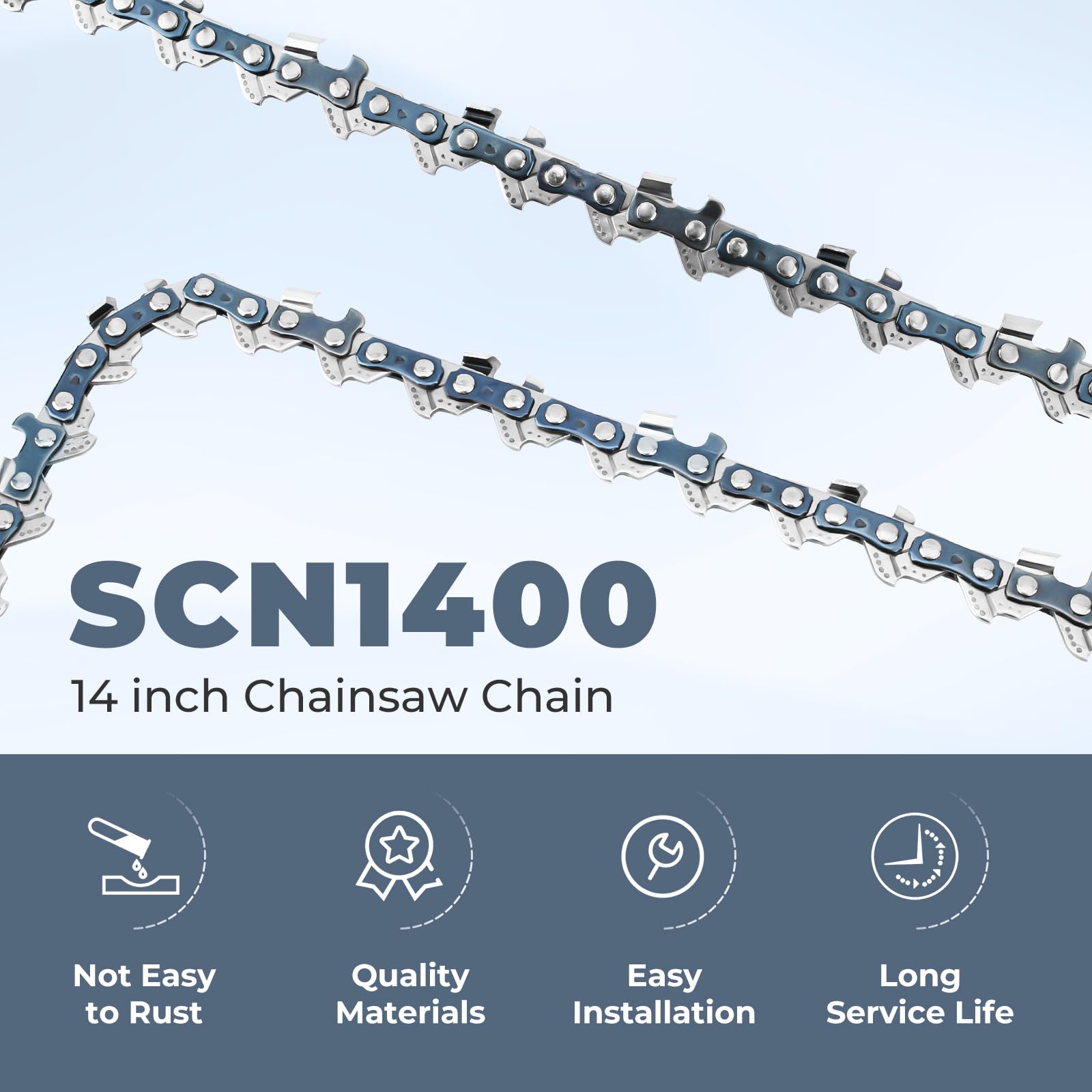 TOSRWGLL Sharp hardened teeth deliver clean cuts and lasting performance.