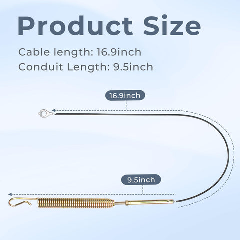 TOSRWGLL snow blower cable packaging showing ready-to-install kit.