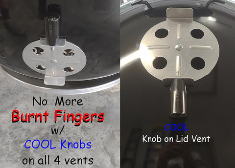 Total Control better damper control on Weber Smokey Mountain for precise airflow