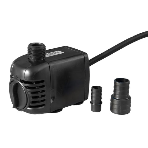 TotalPond 300 GPH fountain pump front view shows compact, powerful performance for large fountains.