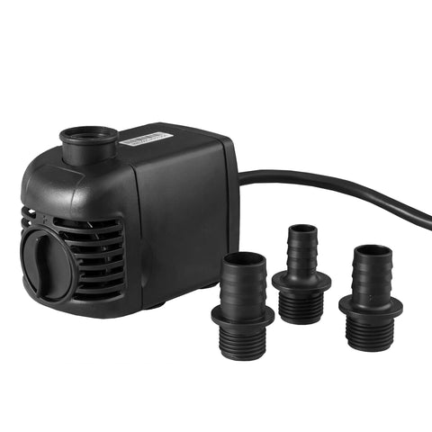 TotalPond 500 GPH pump in compact design for large fountain setups, space-saving efficiency.