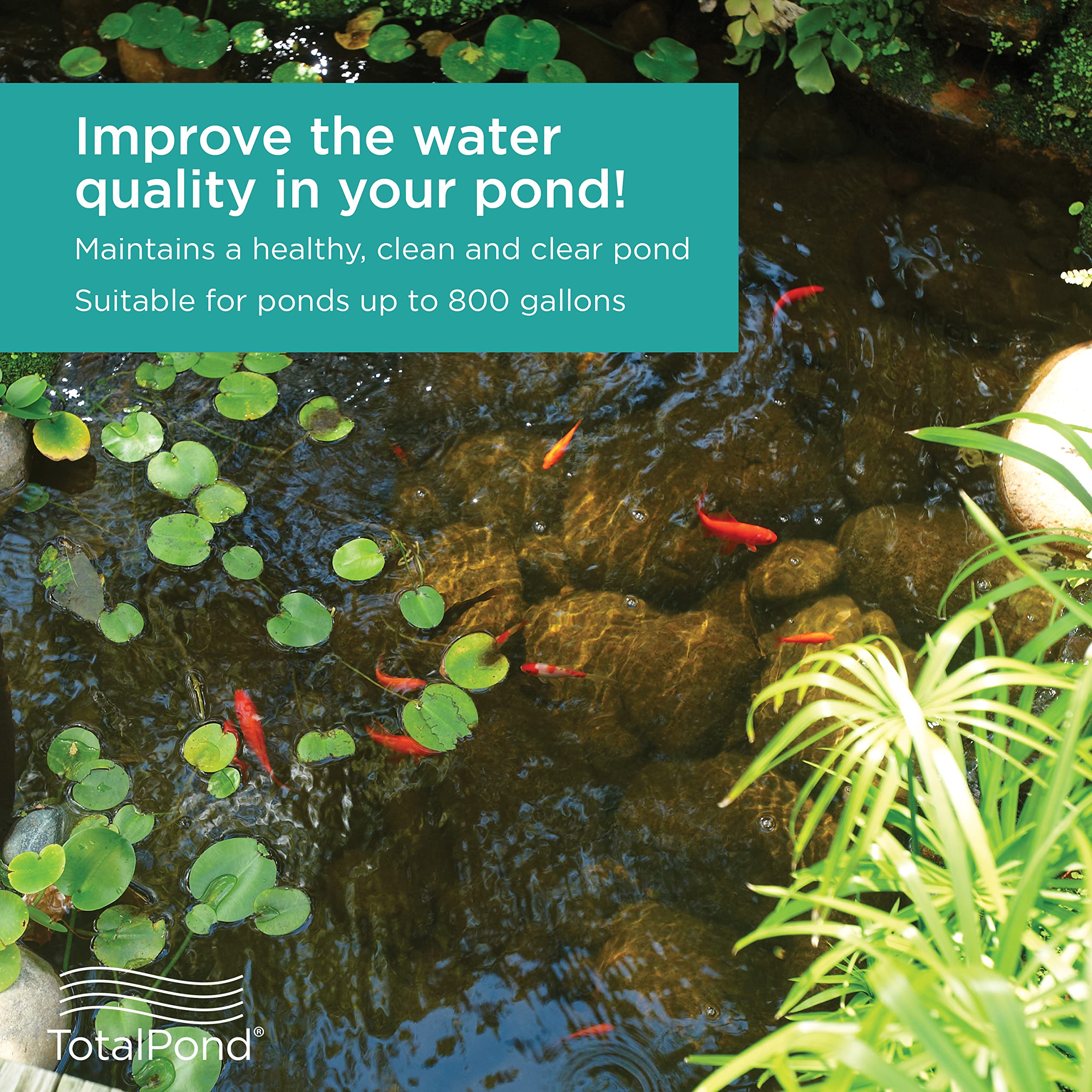 TotalPond bio-balls filter media promotes beneficial bacteria for healthier pond ecology.