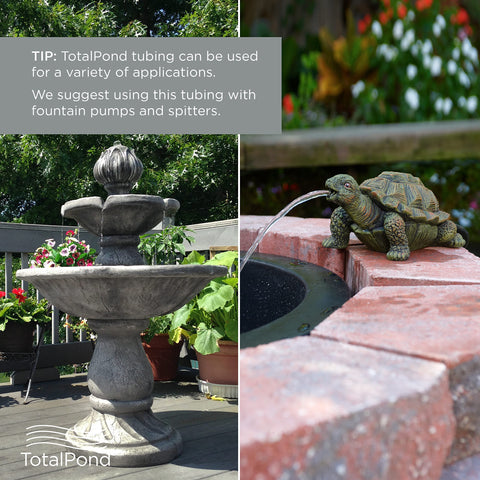 TotalPond vinyl tubing packaging highlights durable, dependable pond components.