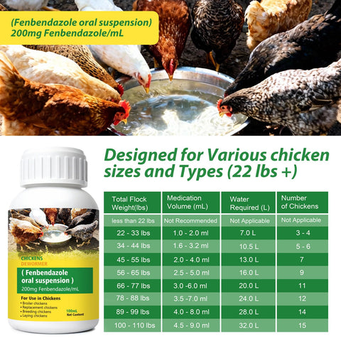 Totoketty Dewormer mixing with drinking water for convenient administration