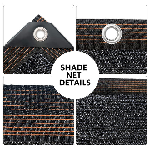 Totozakul shade cloth 85-90% cover for chicken coop shields animals from glare.