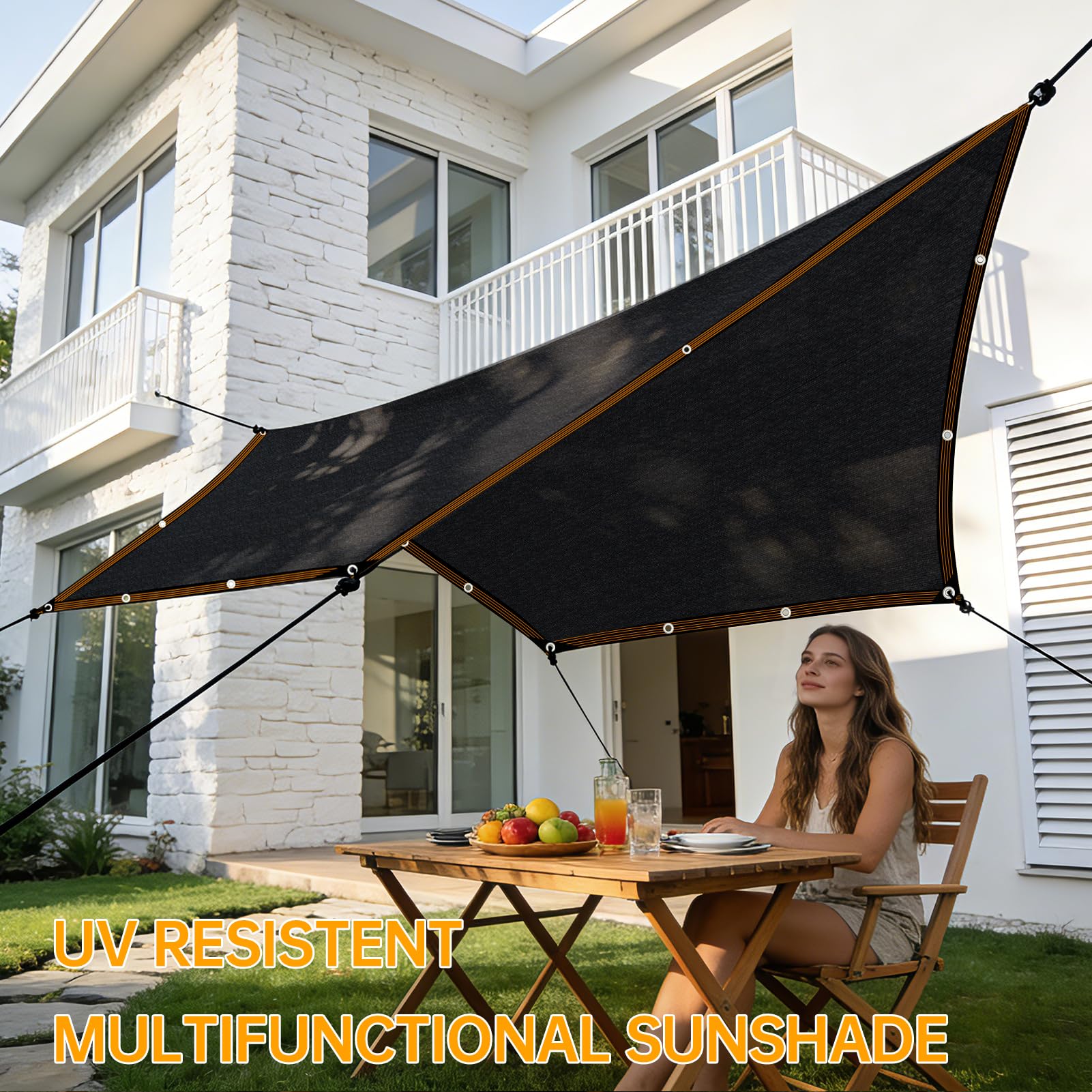 TOTOZAKUL shade cloth for kennel or coop provides shaded shelter.