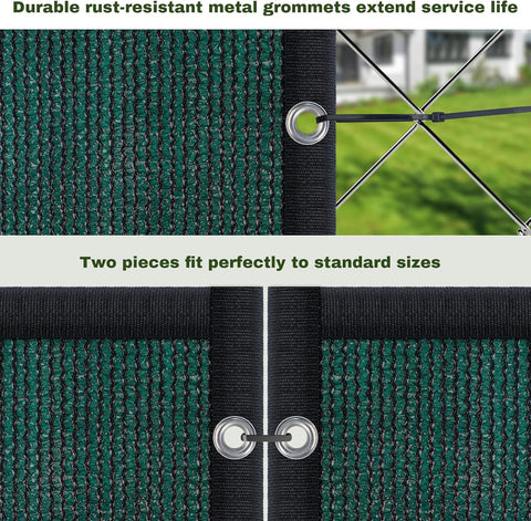 TOTU easy-install zipper design enables quick attachment to fences.