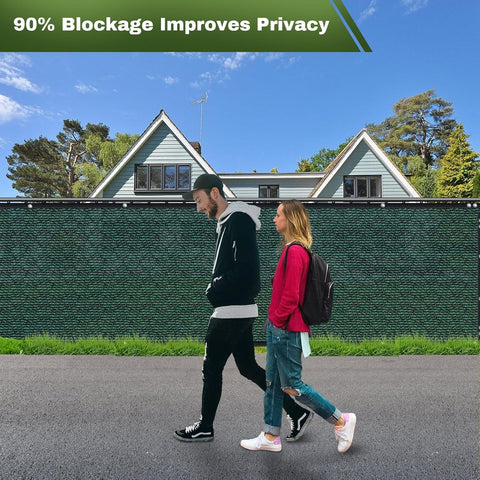 TOTU 170 GSM HDPE fabric blocks visibility while withstanding sun and rain