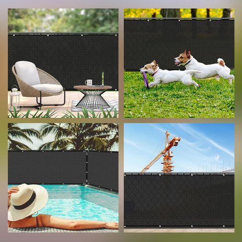 TOTU fence screen is ideal for patios, gardens, and pool areas.