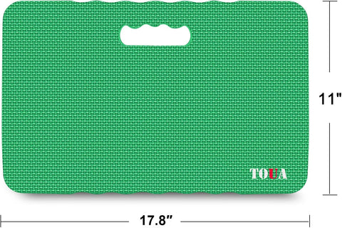 TOUA kneeling pad durable high-density foam side view highlighting shape retention during use.