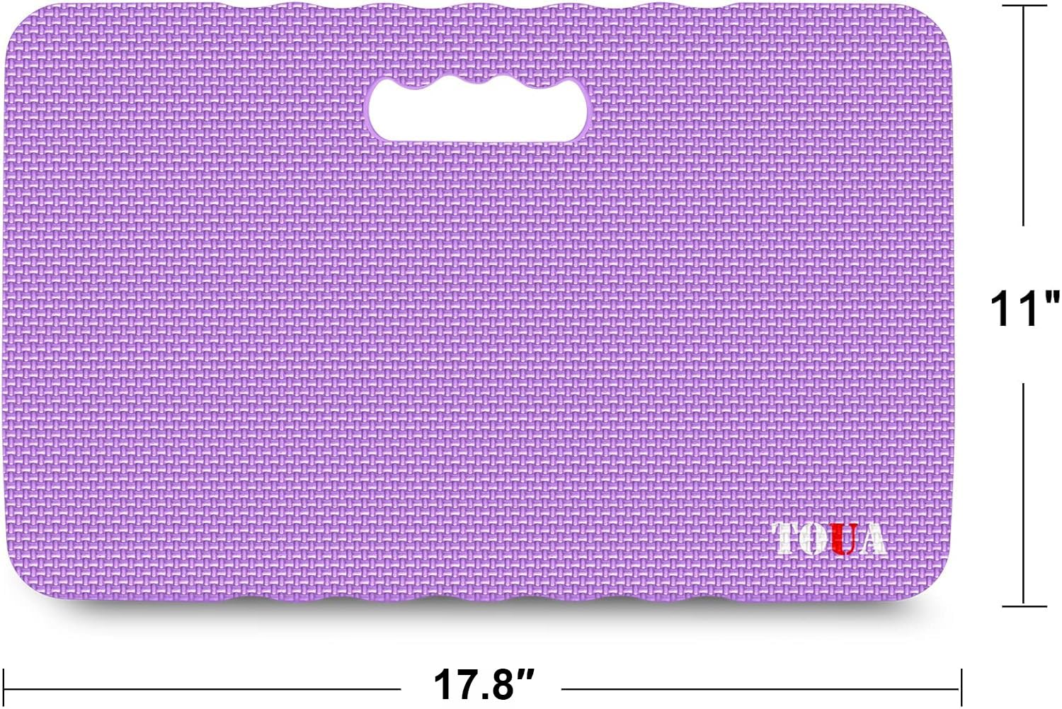 TOUA kneeling pad purple color adds style while offering durable support.