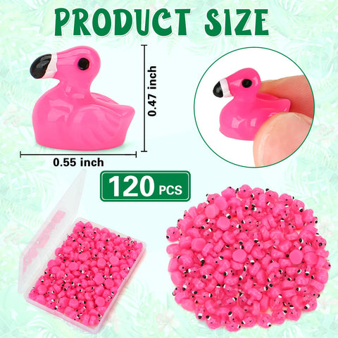 Touch Top resin flamingos add color to aquariums and tiny scenes.