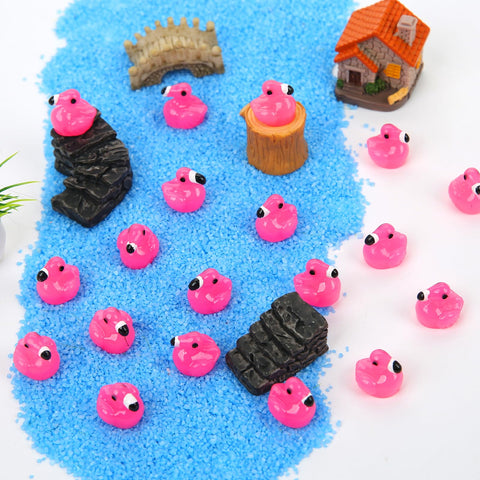 Touch Top flamingos add garden decor whimsy to micro landscapes.