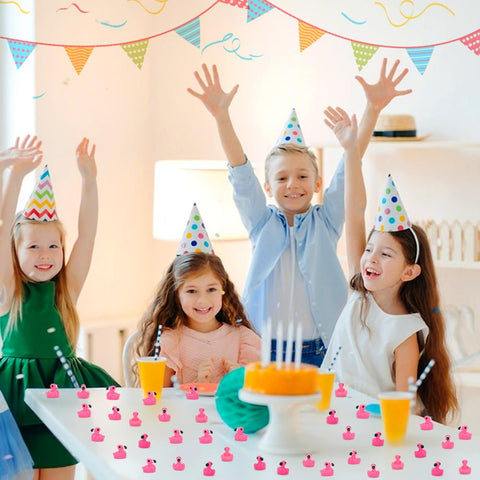 Touch Top mini flamingos for party decorations spark playful table decor.