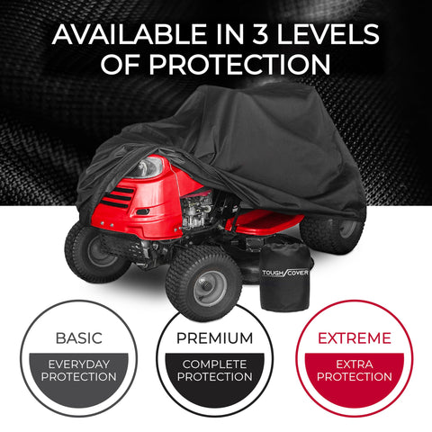 Tough Cover 600D mower cover carrying bag for easy storage