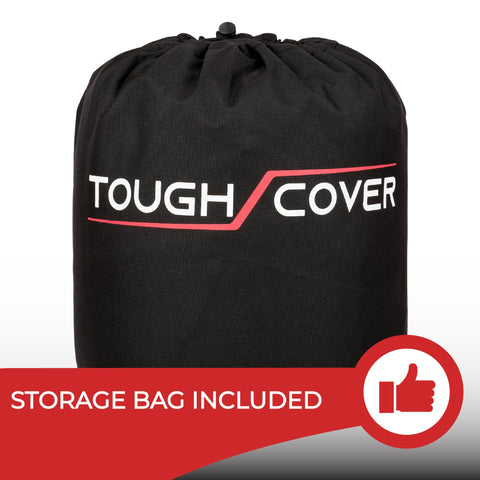 Tough Cover 600D shields mower from dust and debris year-round