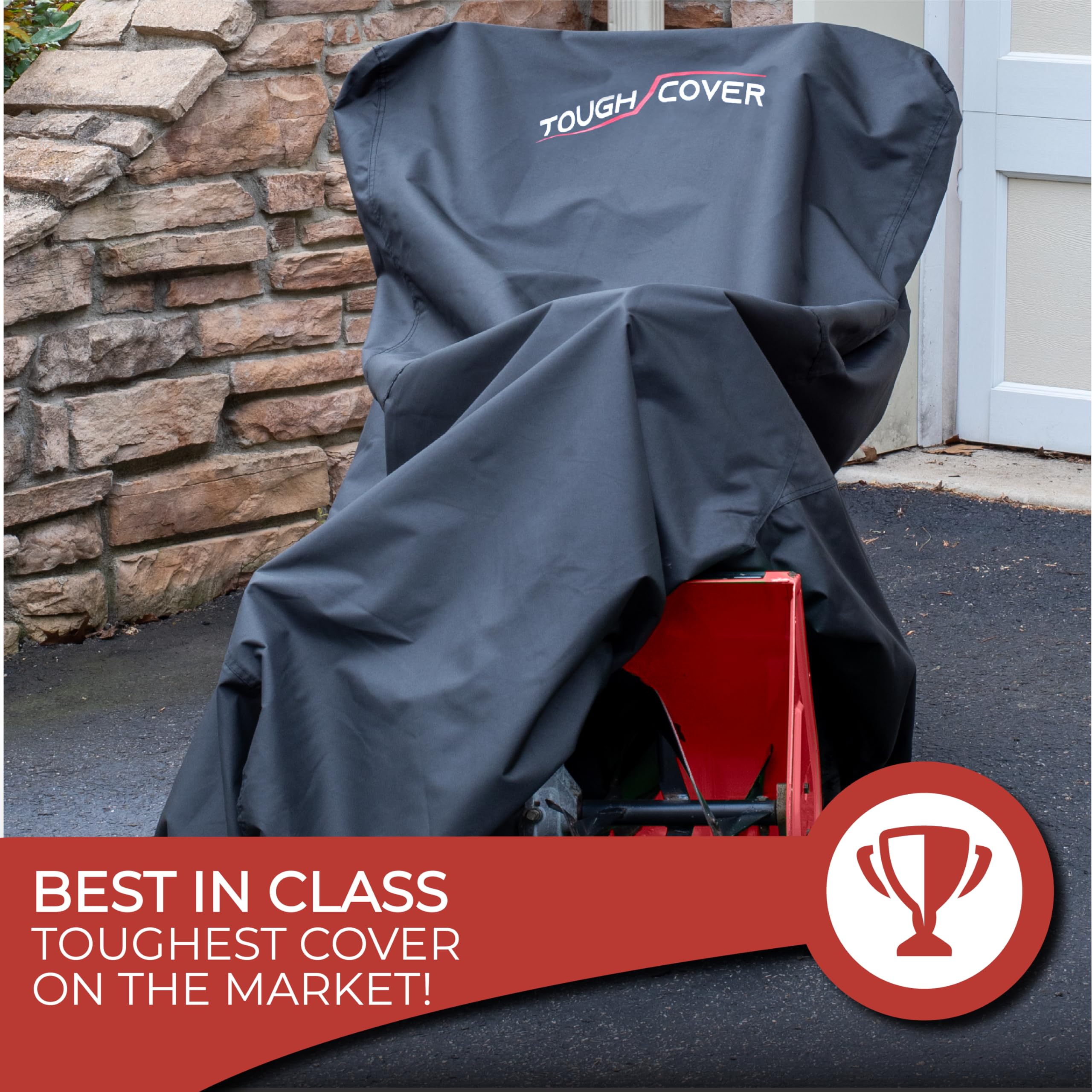 Tough Cover protects against dust, pollen, and debris during storage.
