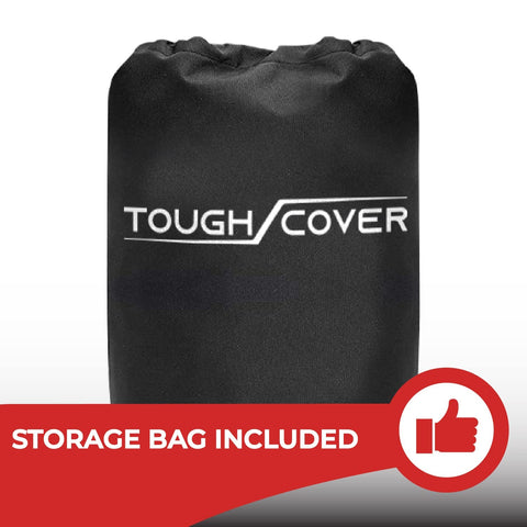 Tough Cover Zero-Turn Mower Cover universal-fit label emphasizes adaptability.