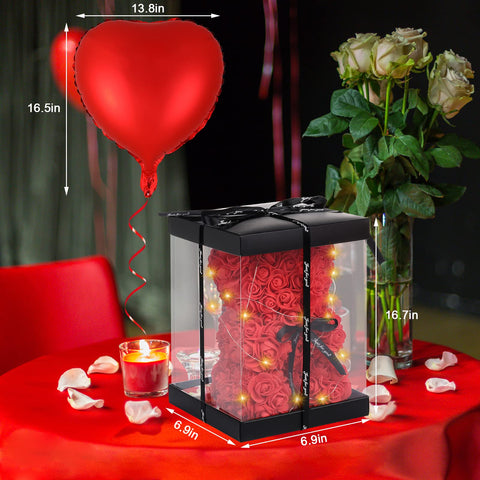 Touloube transparent gift box for a ready to gift reveal