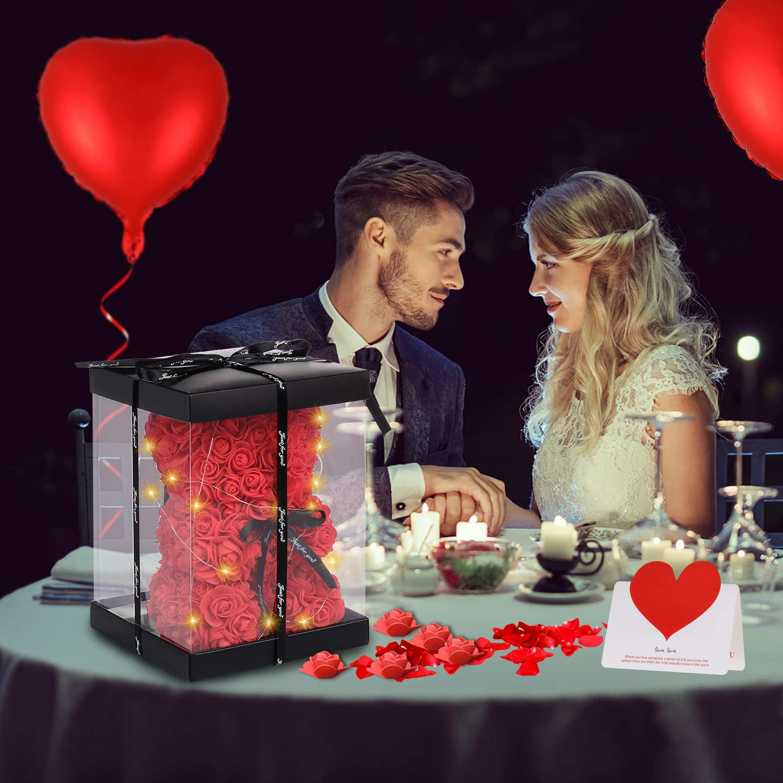 Touloube Valentine gift set with six components in one package