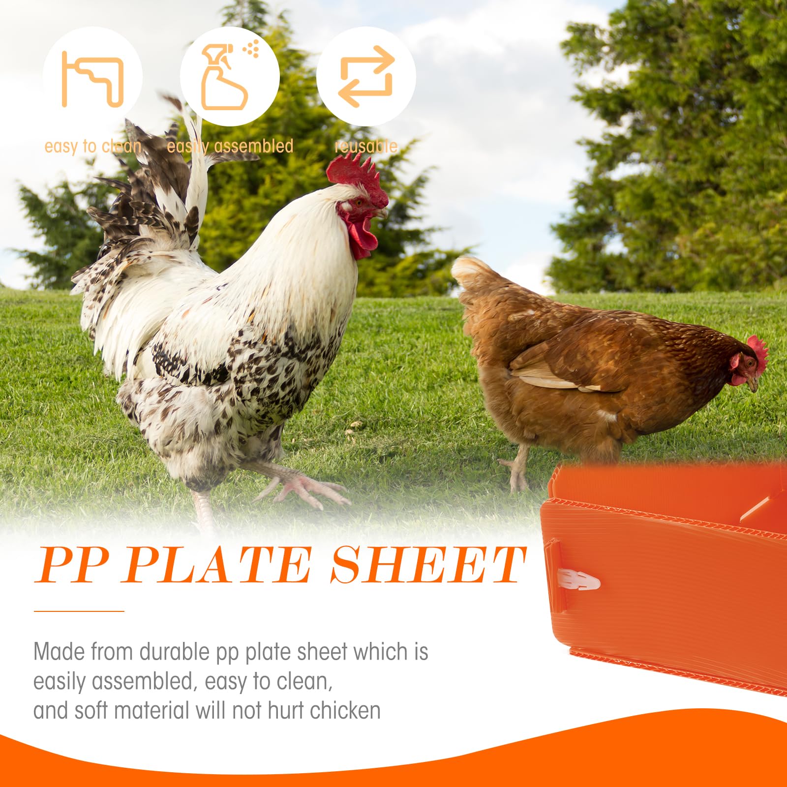 Touri nest box size 14-1-4 by 12-1-2 inches fits many breeds