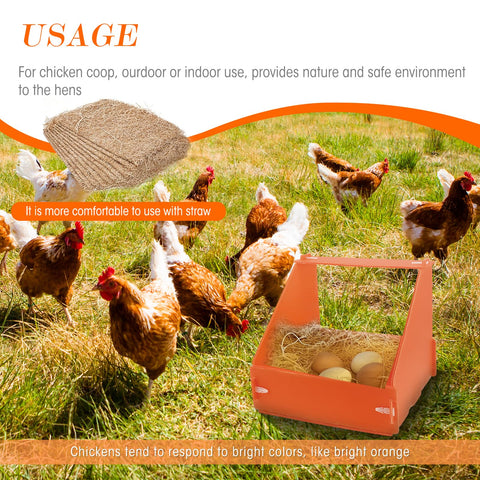 Touri nesting box soft material provides a comfortable resting spot