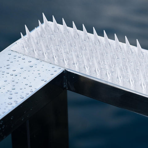 Touri weather-resistant PVC spikes endure rain and sun for long-lasting outdoor use.