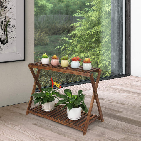 Tovacu wood plant stand assembly is simple with included tools