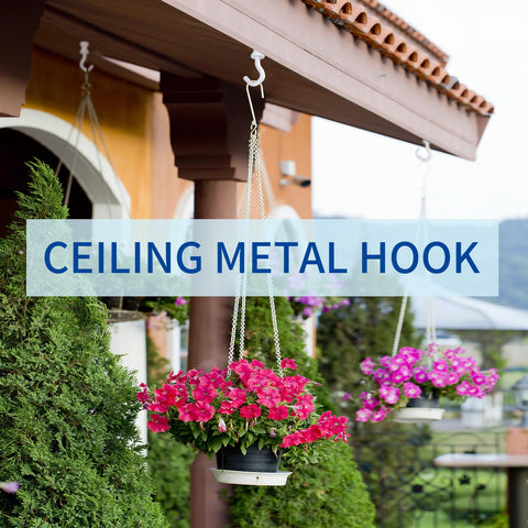 Tovmey heavy-duty metal ceiling hook with rust-resistant finish for lasting installations
