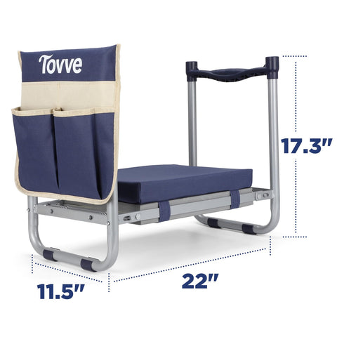Tovve sturdy steel-frame kneeler for reliable yard support