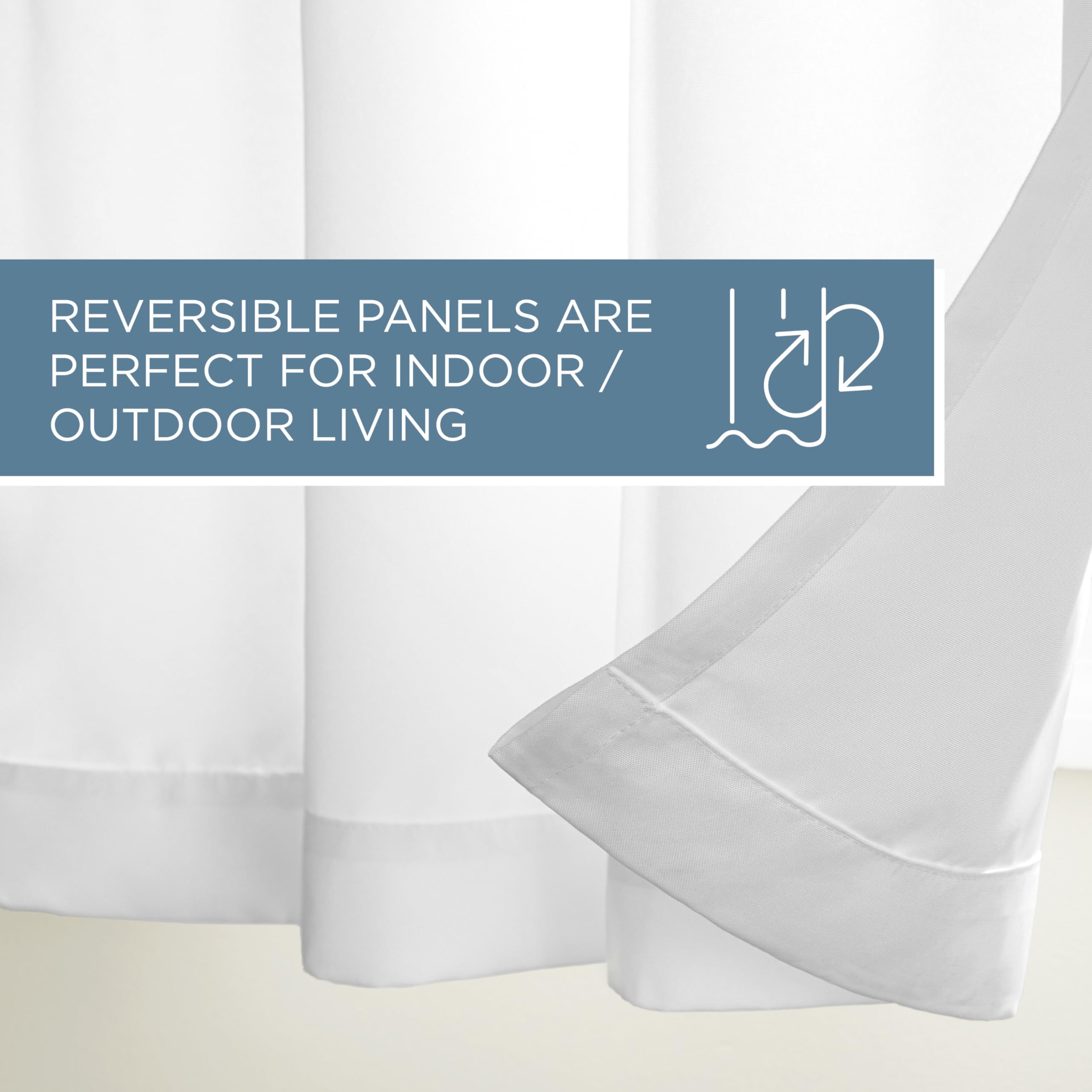 Two 54x96 Cabana curtain panels in a single set