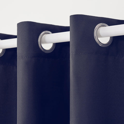 Town & Country Basics Cabana Curtain water-repellent finish suitable for damp spaces