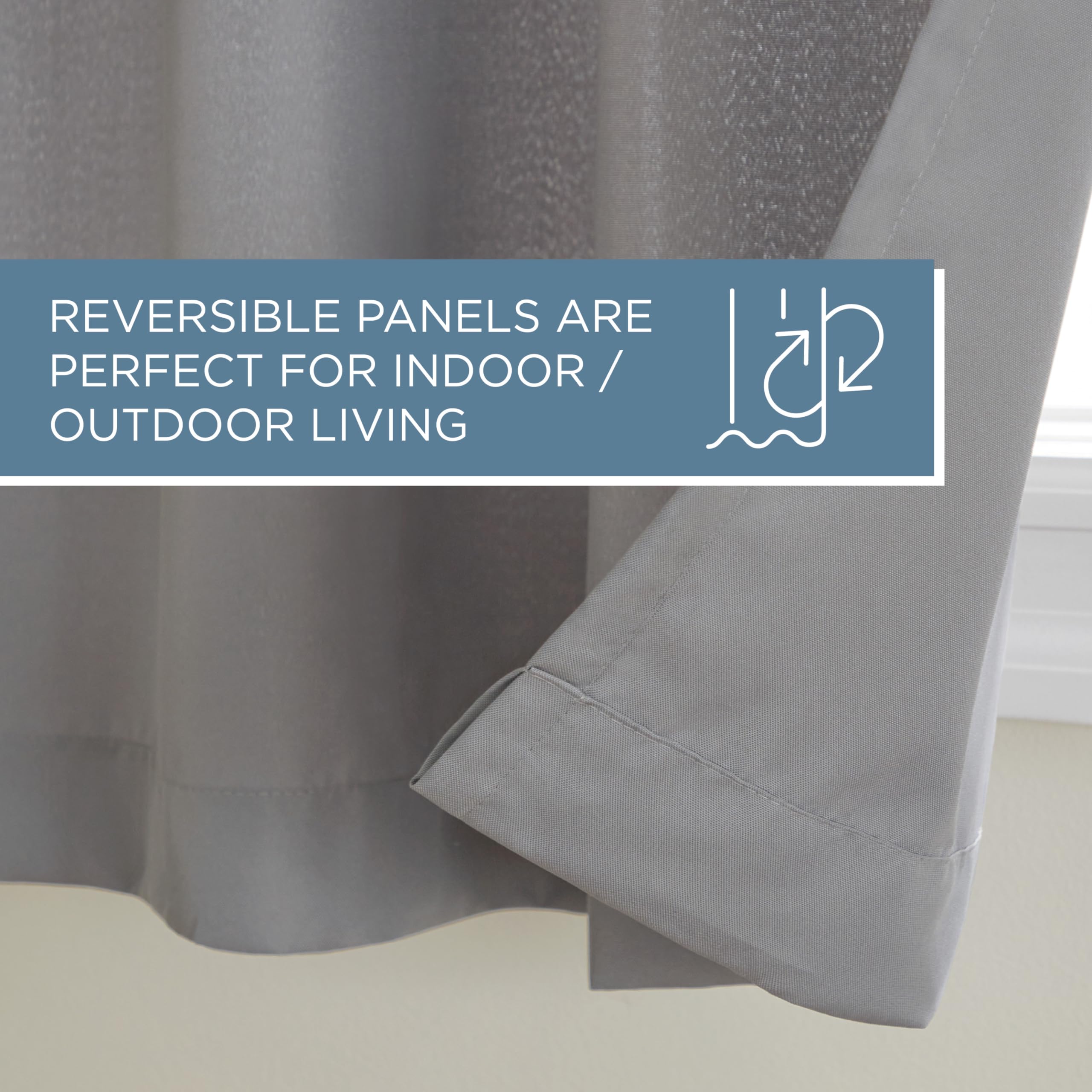 Town & Country Basics Cabana medium grey color complements outdoor spaces.