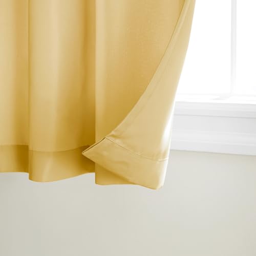 Town & Country Basics Cabana solid curtains water-repellent finish provides moisture resistance.