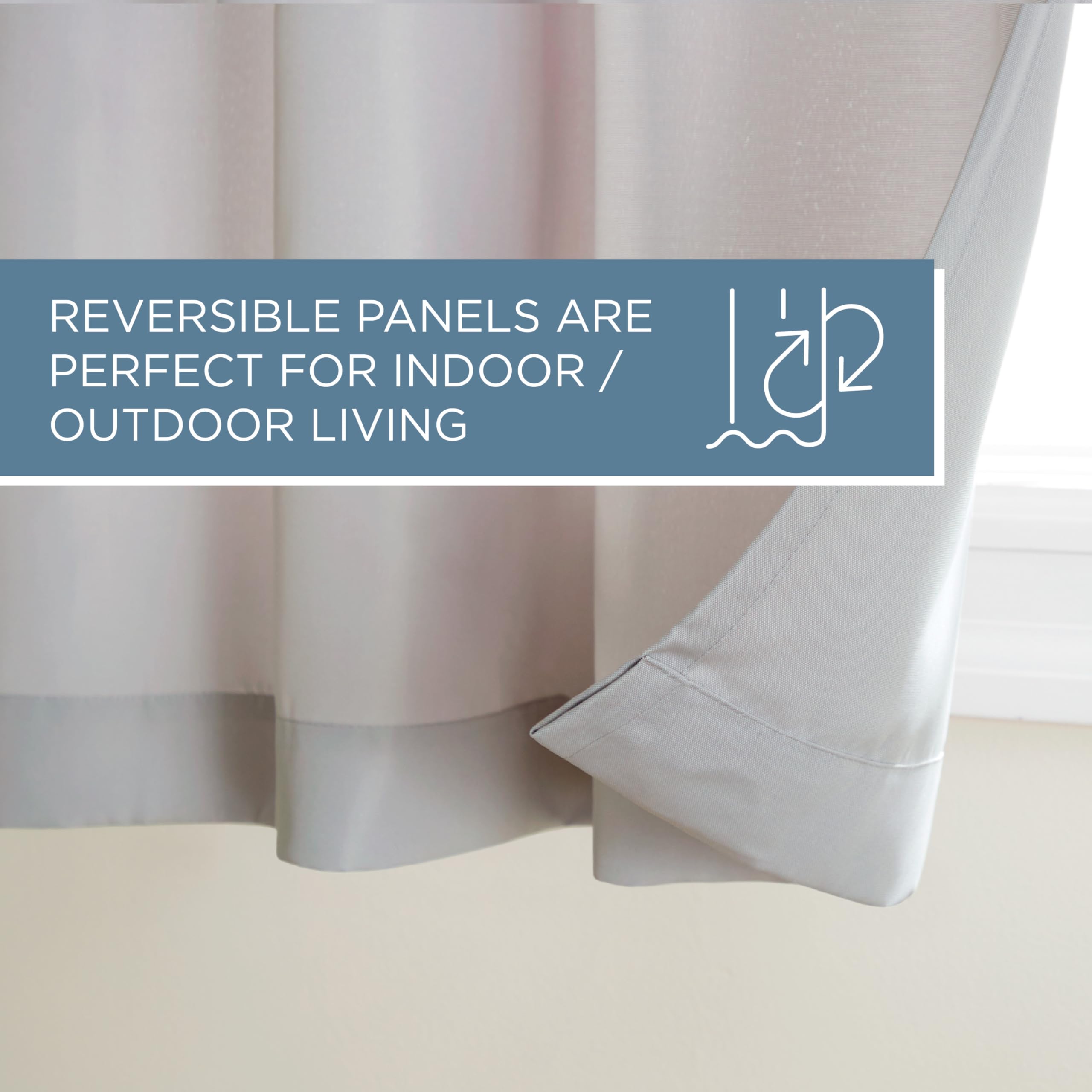 Town & Country Basics Cabana curtains textured fabric close-up