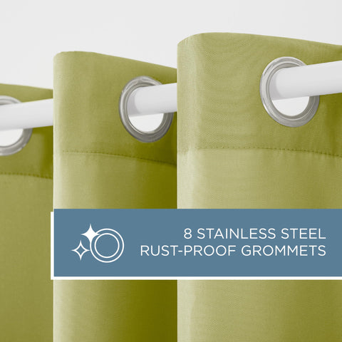 Town & Country Basics grommet top panels add easy hanging and tidy look