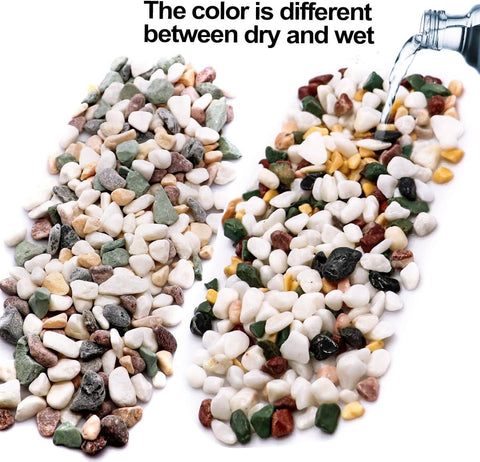 TOYPOPOR all natural stones stay colorfast and non-toxic over time.