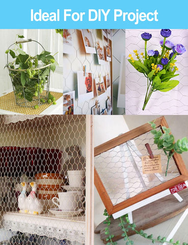 TOYPOPOR hexagonal mesh ideal for DIY wreath frames.