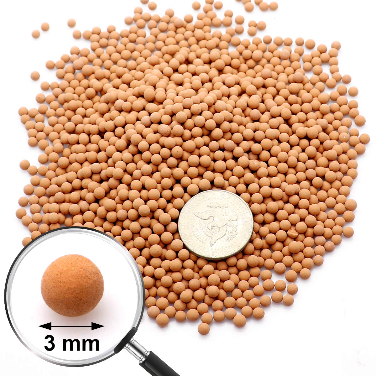 TOYPOPOR ceramsite used as bottom-layer drain to improve pot breathability.