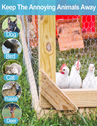 TOYPOPOR 0-6mm wire diameter forms sturdy fencing for pets and pests